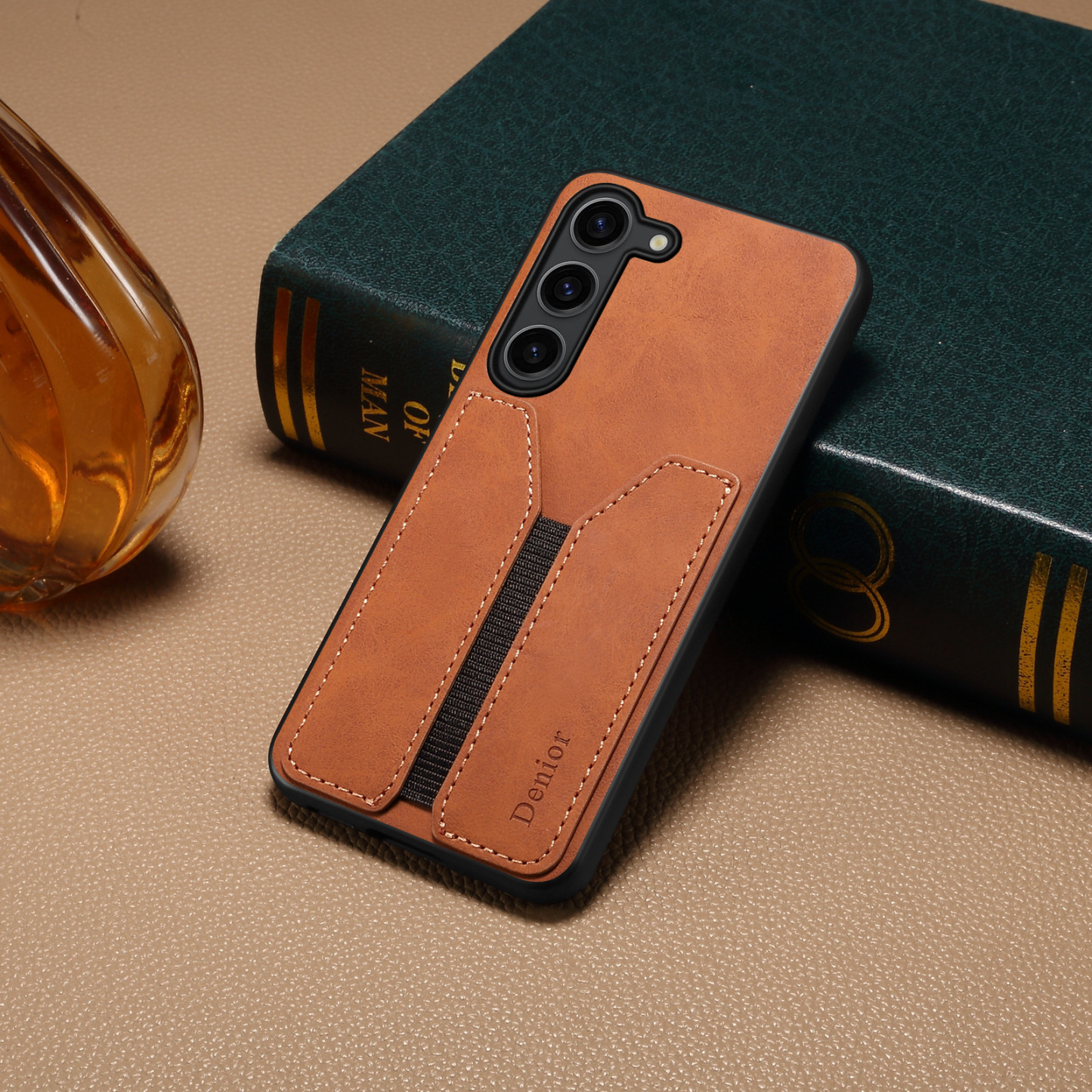 Leather Card Wallet Mobile Phone Case for Samsung Galaxy S