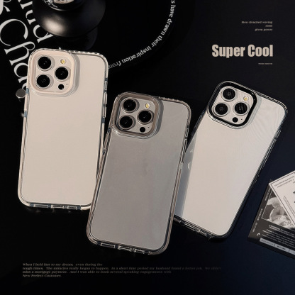 Simple Transparent Mobile Phone Case for Apple iPhone
