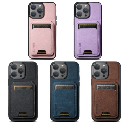 Leather Card Wallet Mobile Phone Case for Samsung Galaxy S