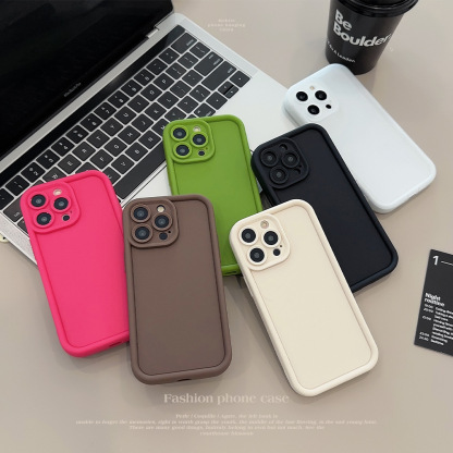 Solid Silicon Mobile Phone Case for Apple iPhone9