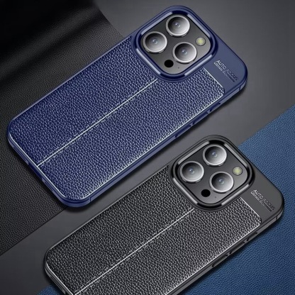 Luxury Leather Business Mobile Phone Case for Apple iPhone