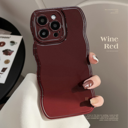 Stylish Wave Pattern Mobile Phone Case for Apple iPhone