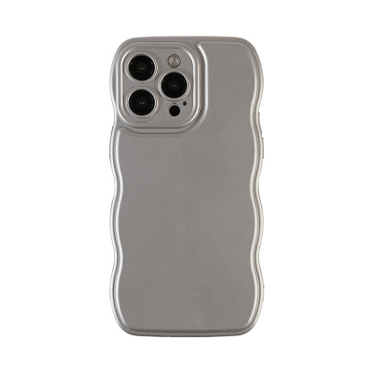 Electroplate Silver Mobile Phone Case for Apple iPhone