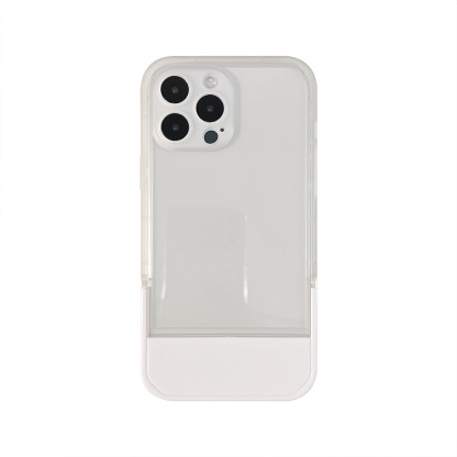 Transparent Silicon Bracket Mobile Phone Case for Apple iPhone