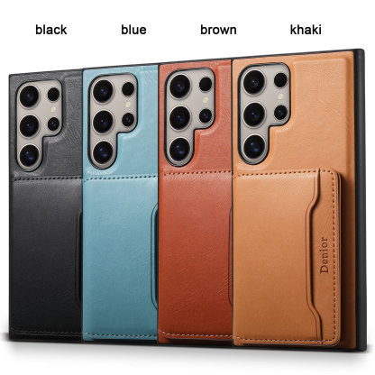 Leather Card Wallet Magsafe Mobile Phone Case for Samsung Galaxy S