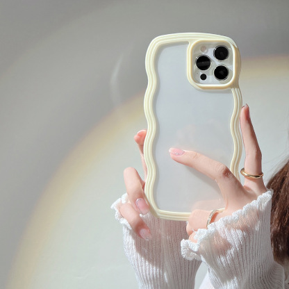 Wavy Border Mobile Phone Case for Apple iPhone