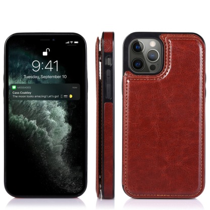 Leather Card Wallet Mobile Phone Case for iPhone