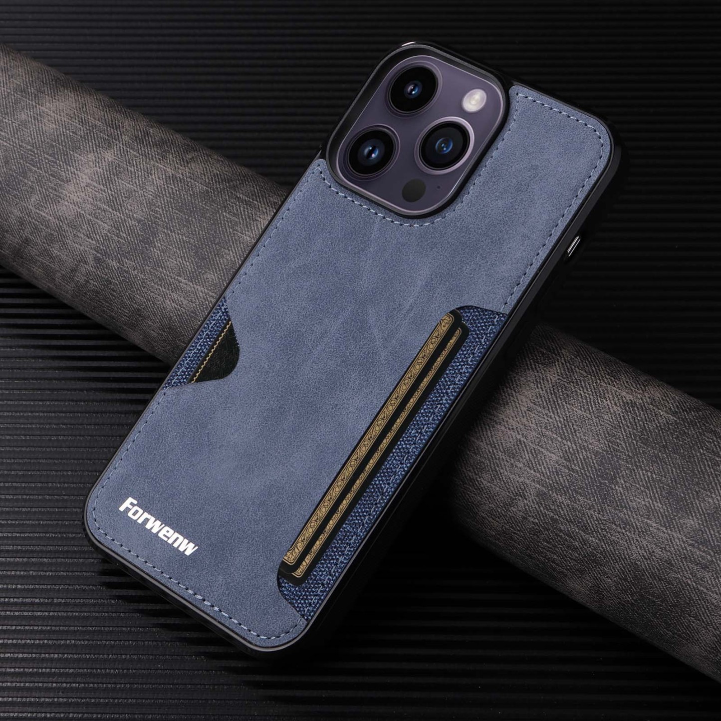 Luxury Leather Business Mobile Phone Case for Apple iPhone
