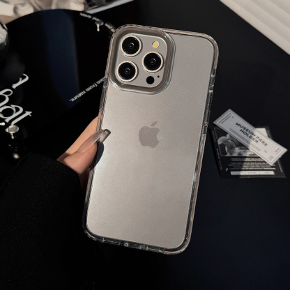 Simple Transparent Mobile Phone Case for Apple iPhone