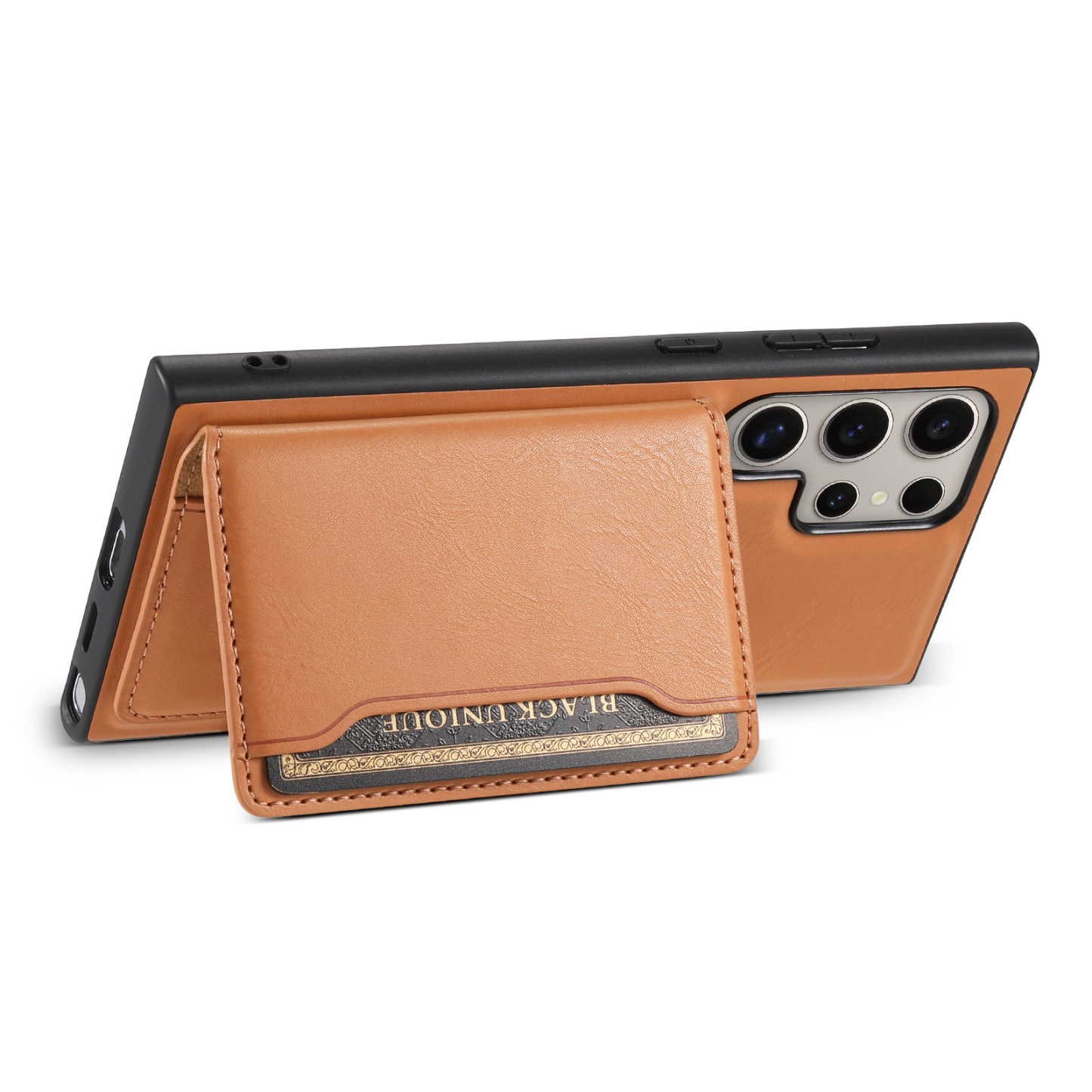 Leather Card Wallet Magsafe Mobile Phone Case for Samsung Galaxy S
