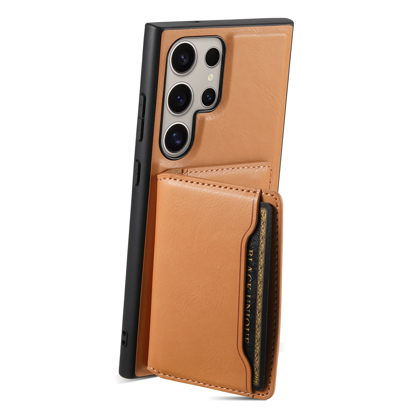 Leather Card Wallet Magsafe Mobile Phone Case for Samsung Galaxy S