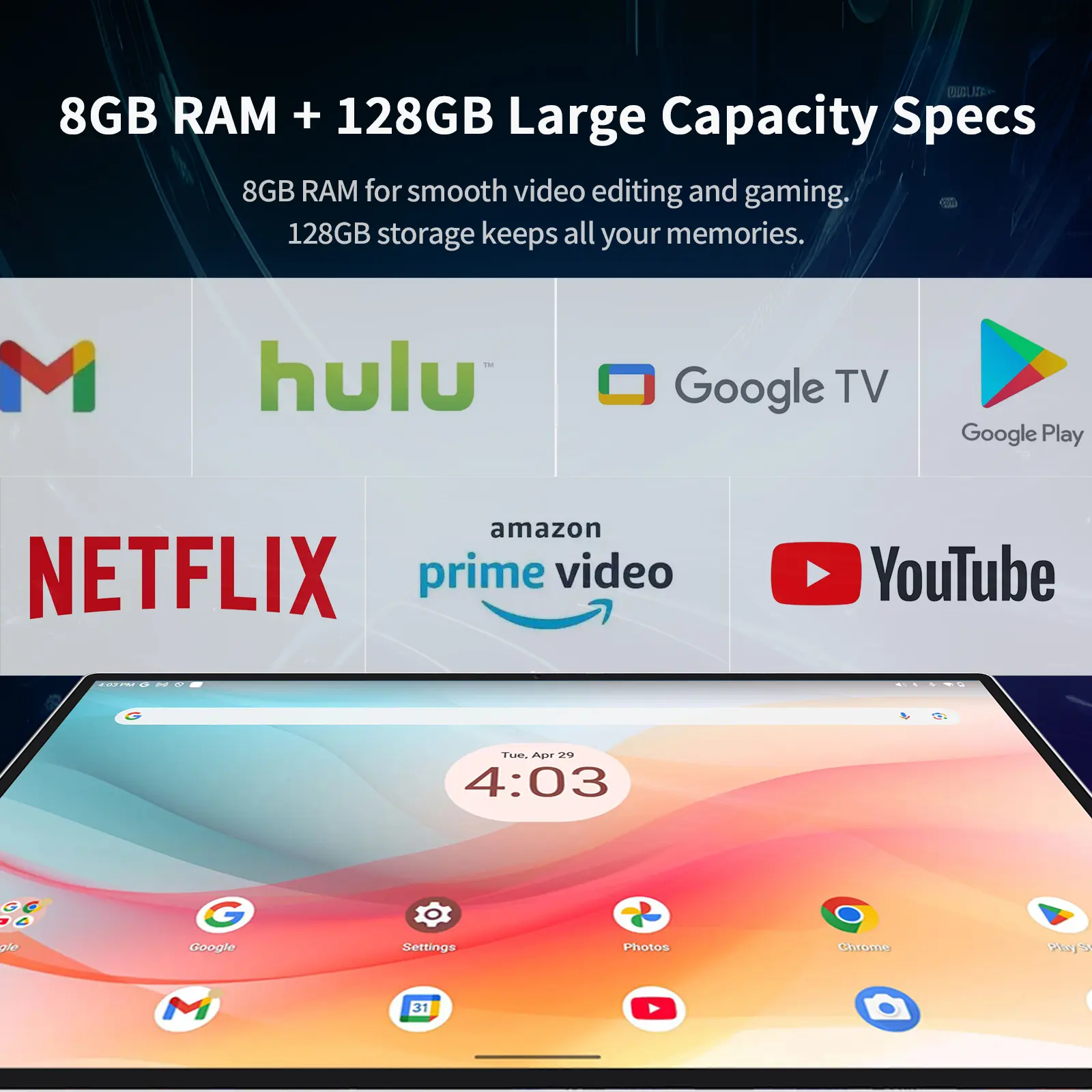 MegPad A25Q5 25in Touch Screen FHD IPS Panel Portable Smart TV Monitor with Case, Qualcomm 8-Core CPU, 8GB+128GB, Android 14, EDLA Certification, 8MP Camera, 2×8W+2×4W Speakers, Remote Control, 5000mAh Built-In Battery, Wi-Fi 5