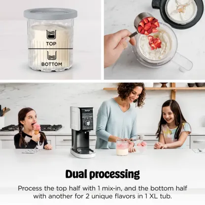 Ninja CREAMi XL Deluxe 11-in-1 Ice Cream and Frozen Treat Maker - NC501