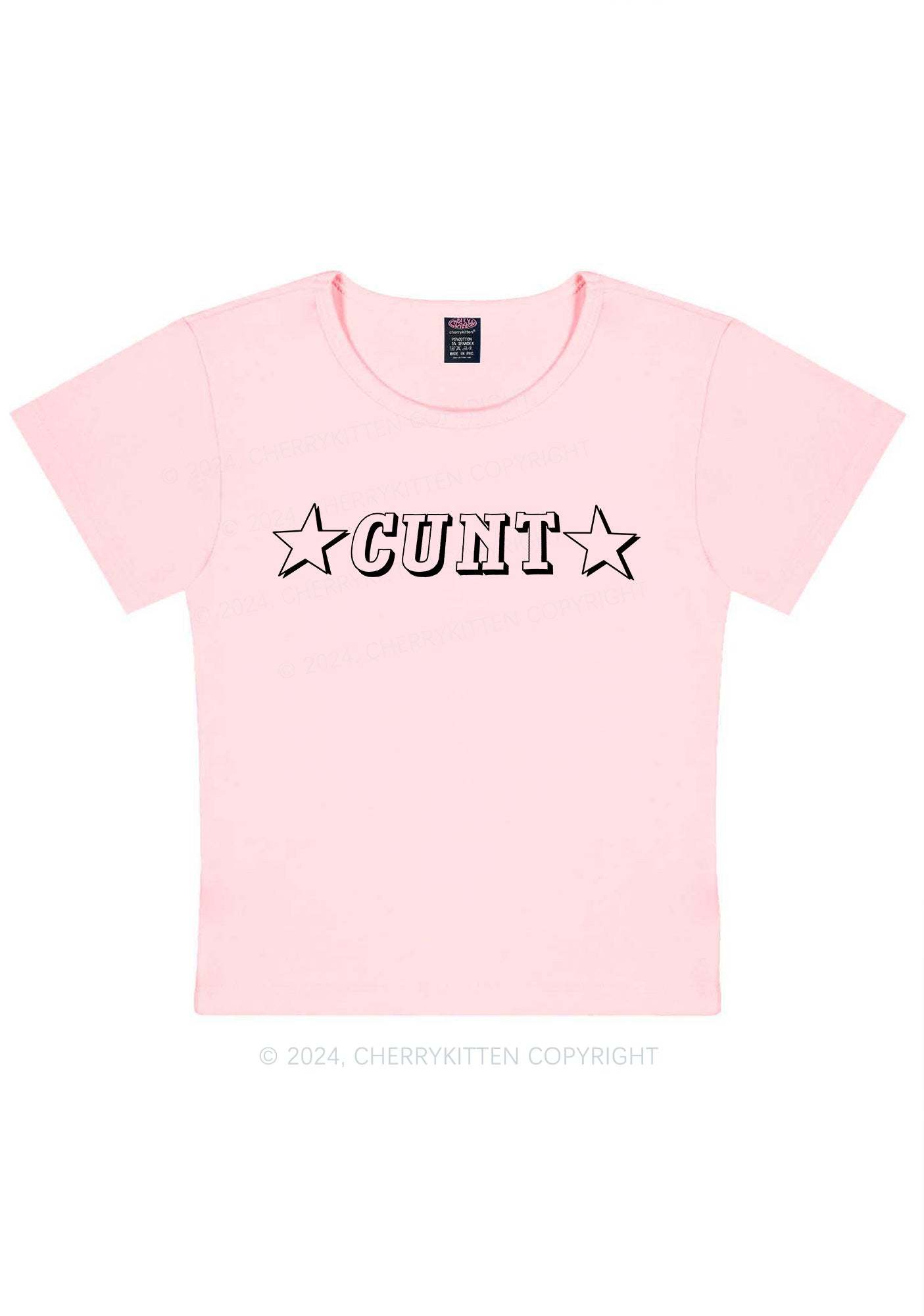Star Count Y2K Baby Tee 
