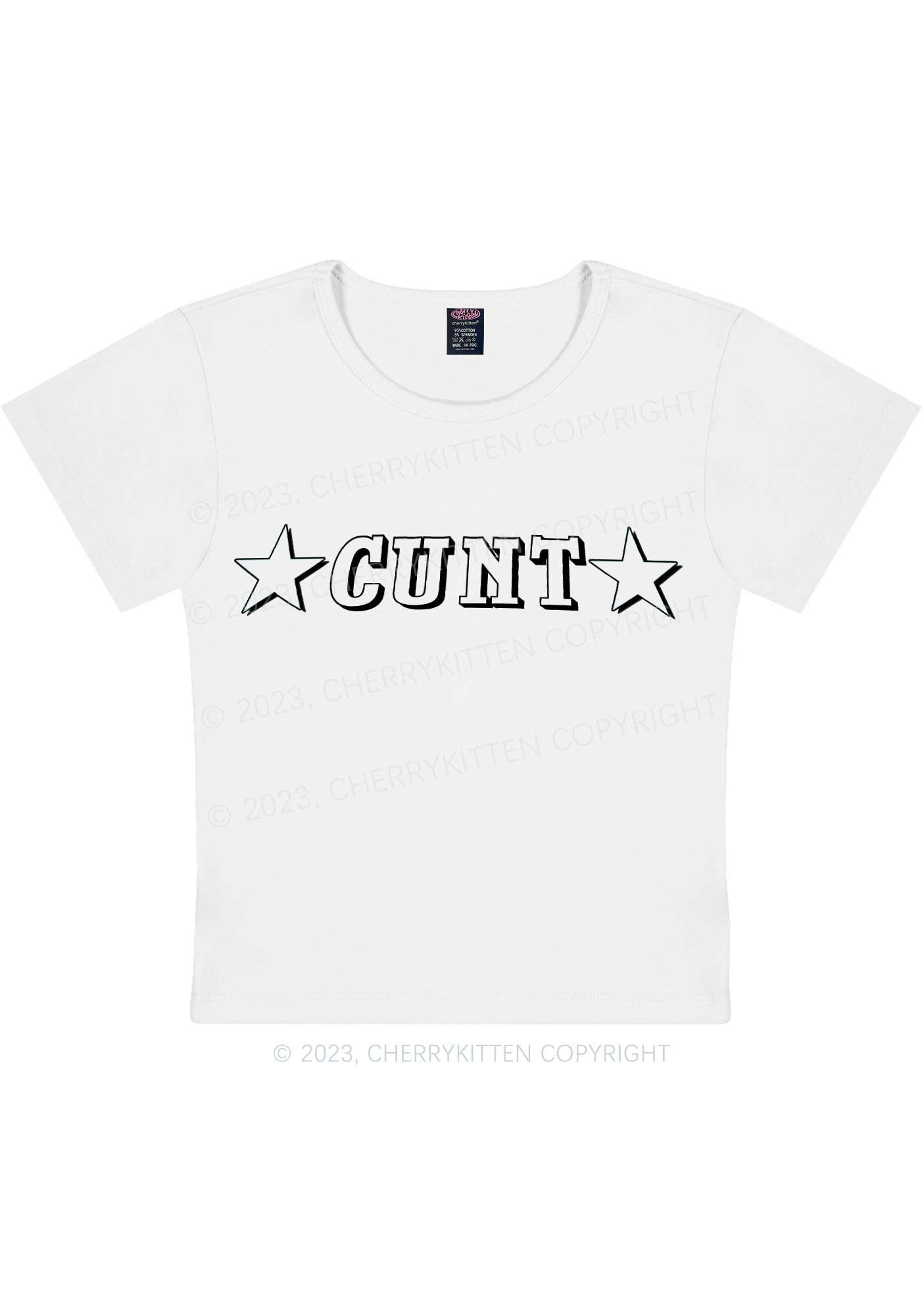 Star Count Y2K Baby Tee 