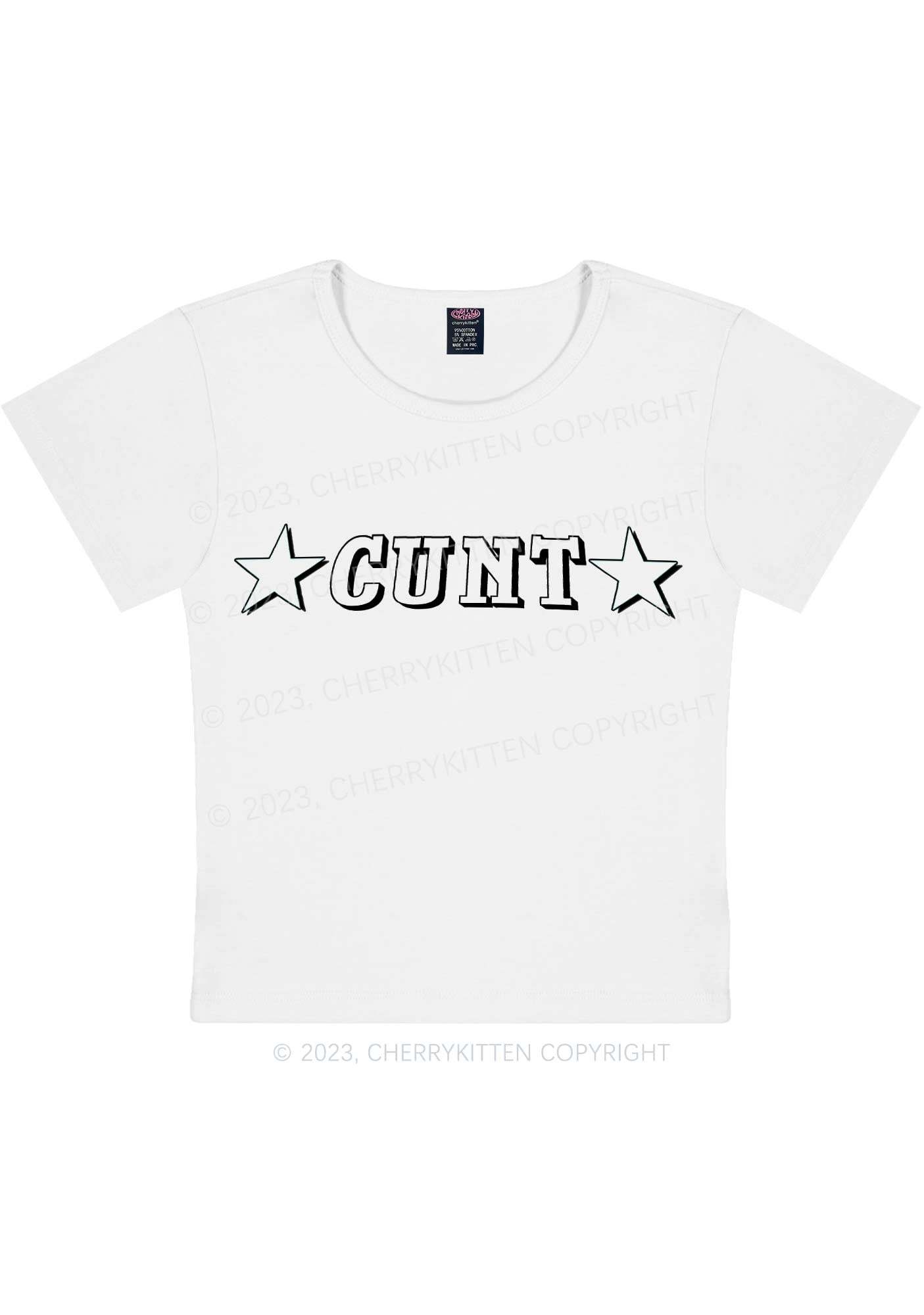 Star Count Y2K Baby Tee 