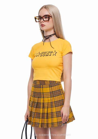 Star Count Y2K Baby Tee 