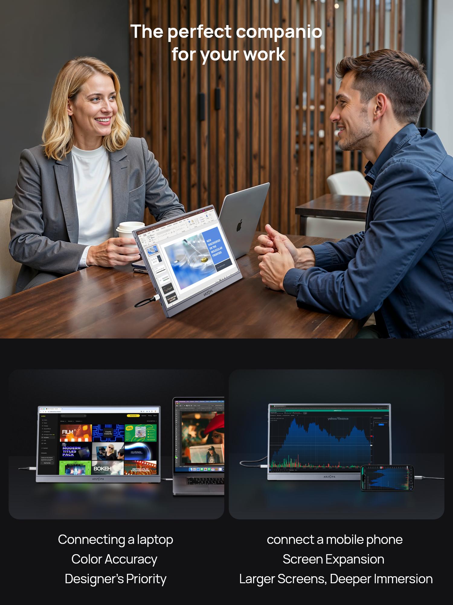 ARZOPA Z3FC 16.1" Portable Gaming Monitors – 2.5K QHD – 180Hz@DP, 144Hz@Hdmi, Ultra Slim External Display for Laptops Gaming PC PS5 Xbox Mac with Built-in KickStand & Dual Speakers – Gray ARZOPA Z3FC 16.1" Portable Gaming Monitors – 2.5K QHD – 180Hz@DP, 144Hz@Hdmi, Ultra Slim External Display for Laptops Gaming PC PS5 Xbox Mac with Built-in KickStand & Dual Speakers – Gray