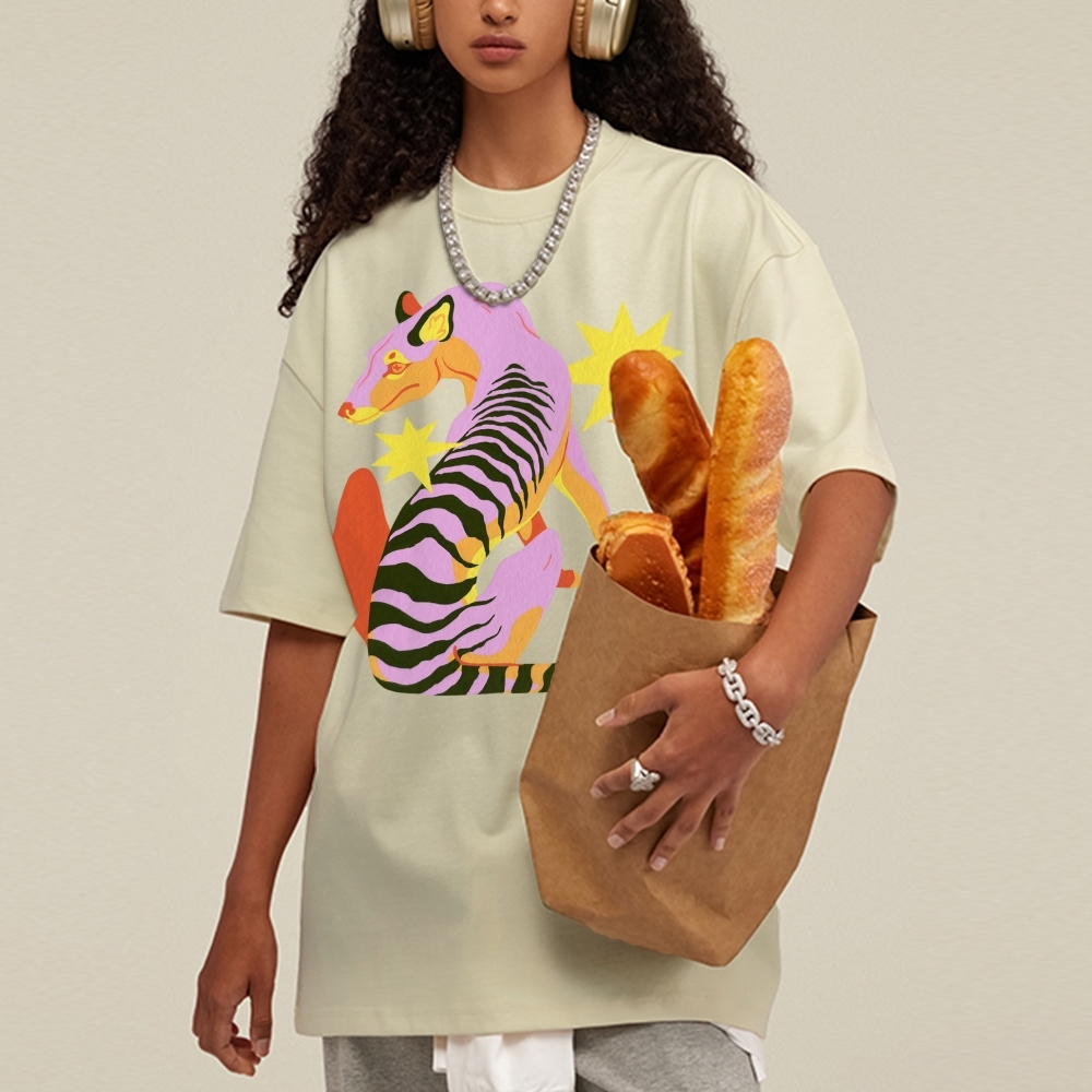 The Thylacine Unisex Vintage Washed Tee