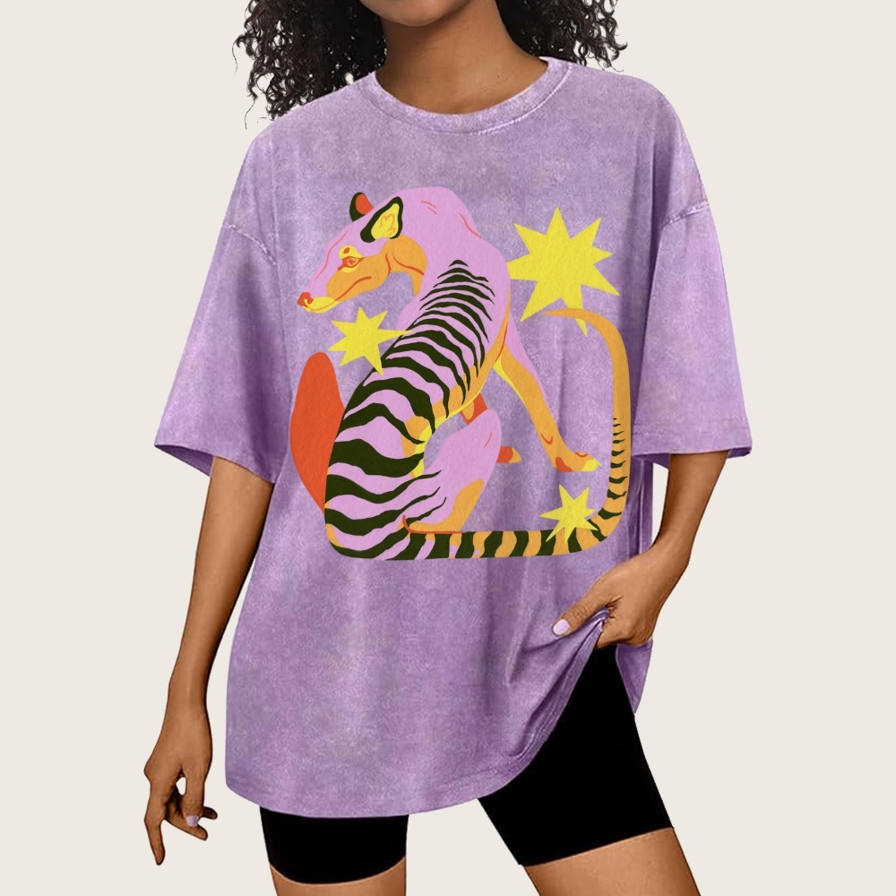 The Thylacine Unisex Vintage Washed Tee