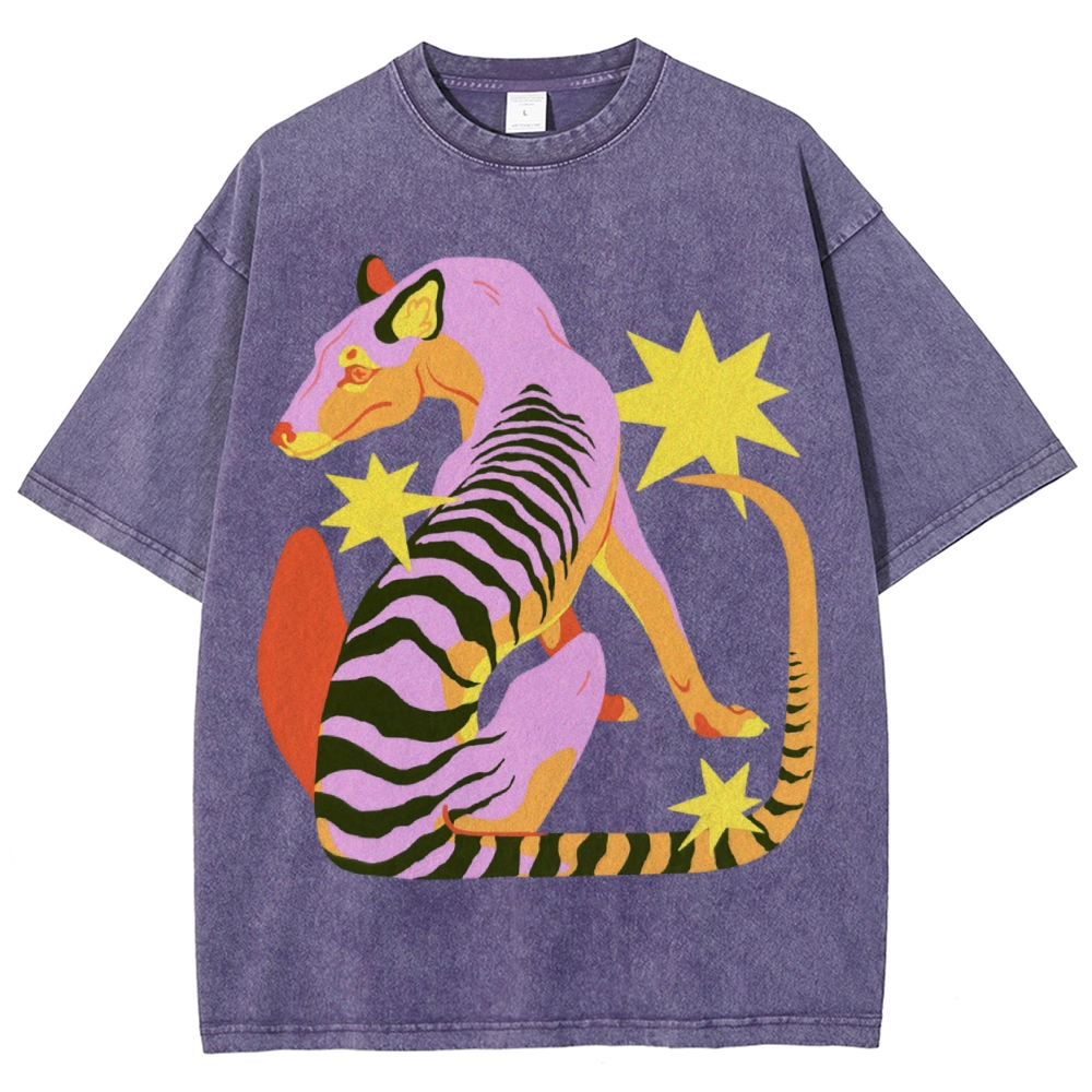 The Thylacine Unisex Vintage Washed Tee