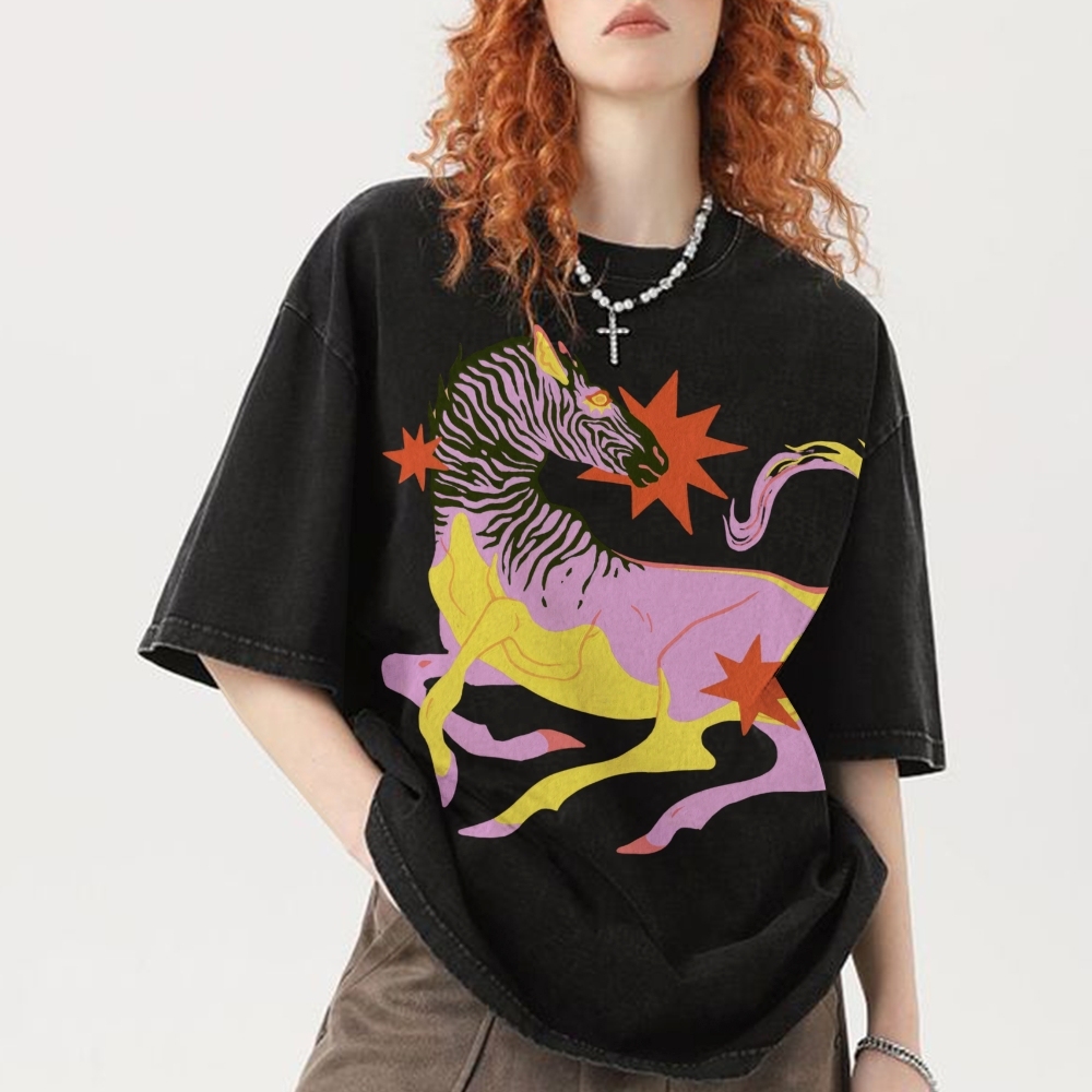 The Quagga Unisex Vintage Washed Tee