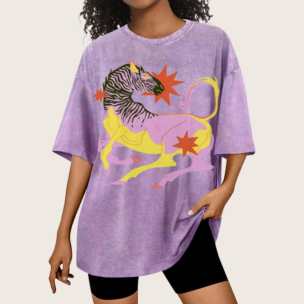 The Quagga Unisex Vintage Washed Tee