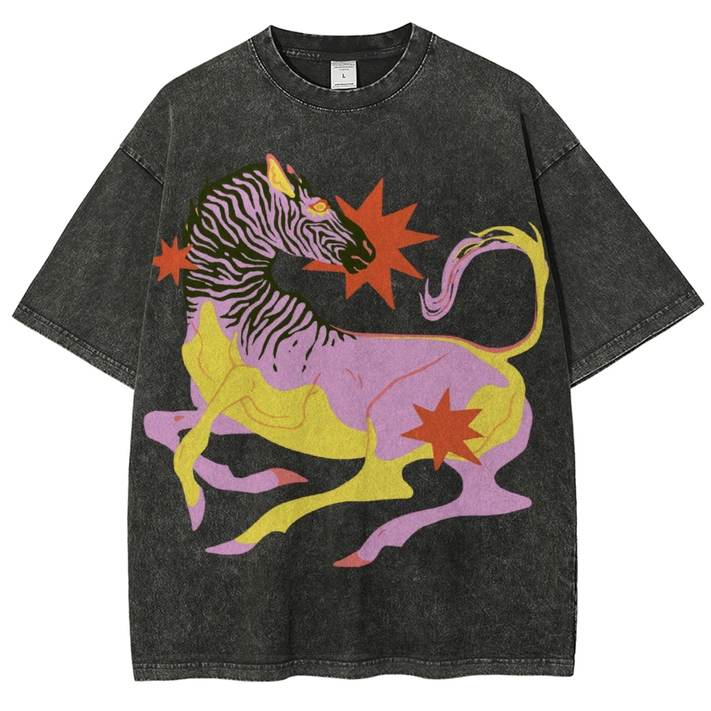 The Quagga Unisex Vintage Washed Tee