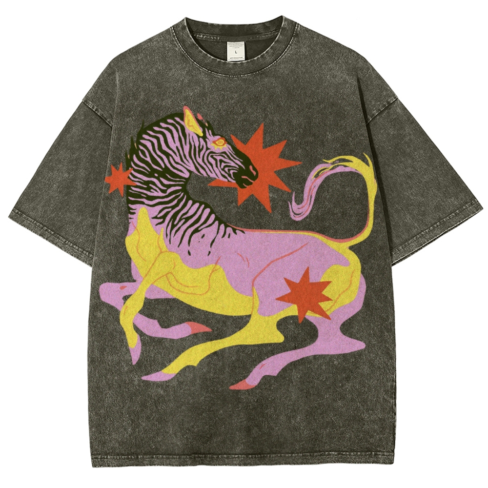 The Quagga Unisex Vintage Washed Tee