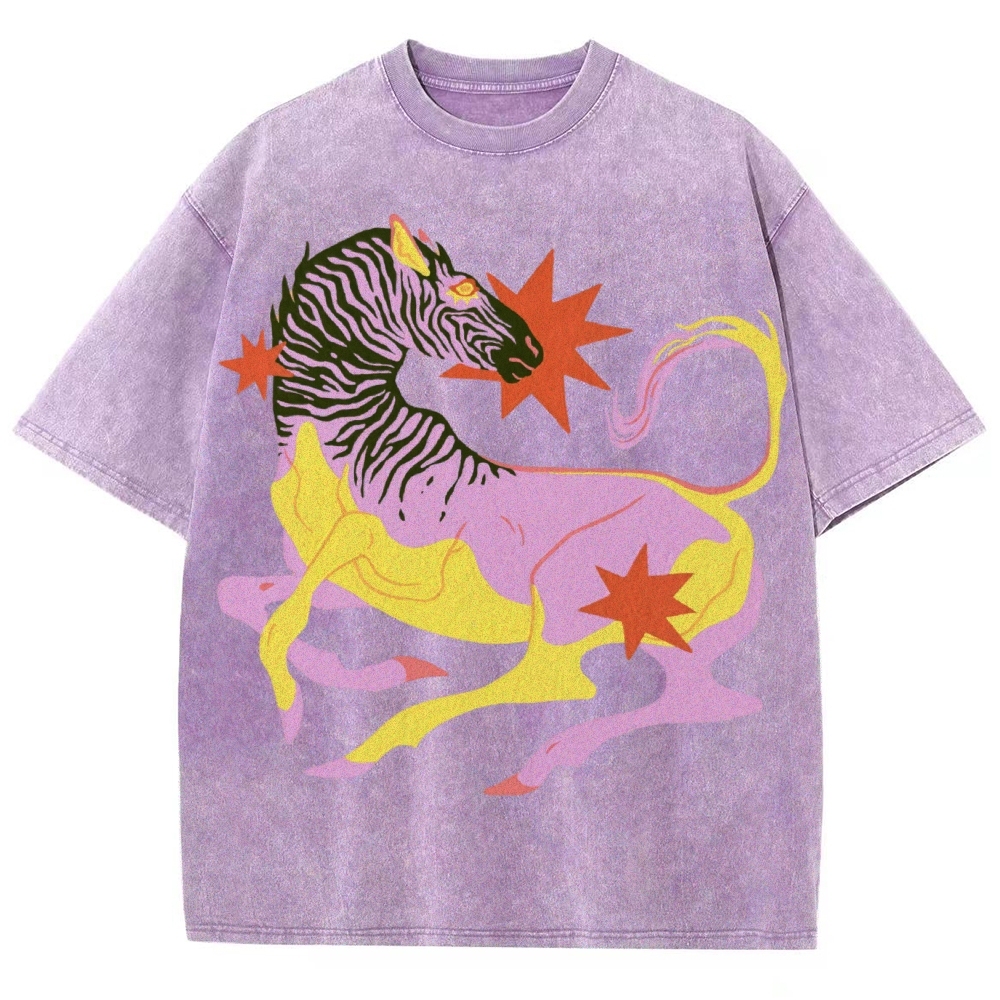The Quagga Unisex Vintage Washed Tee