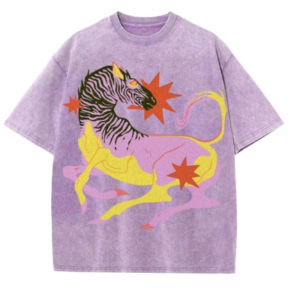 The Quagga Unisex Vintage Washed Tee