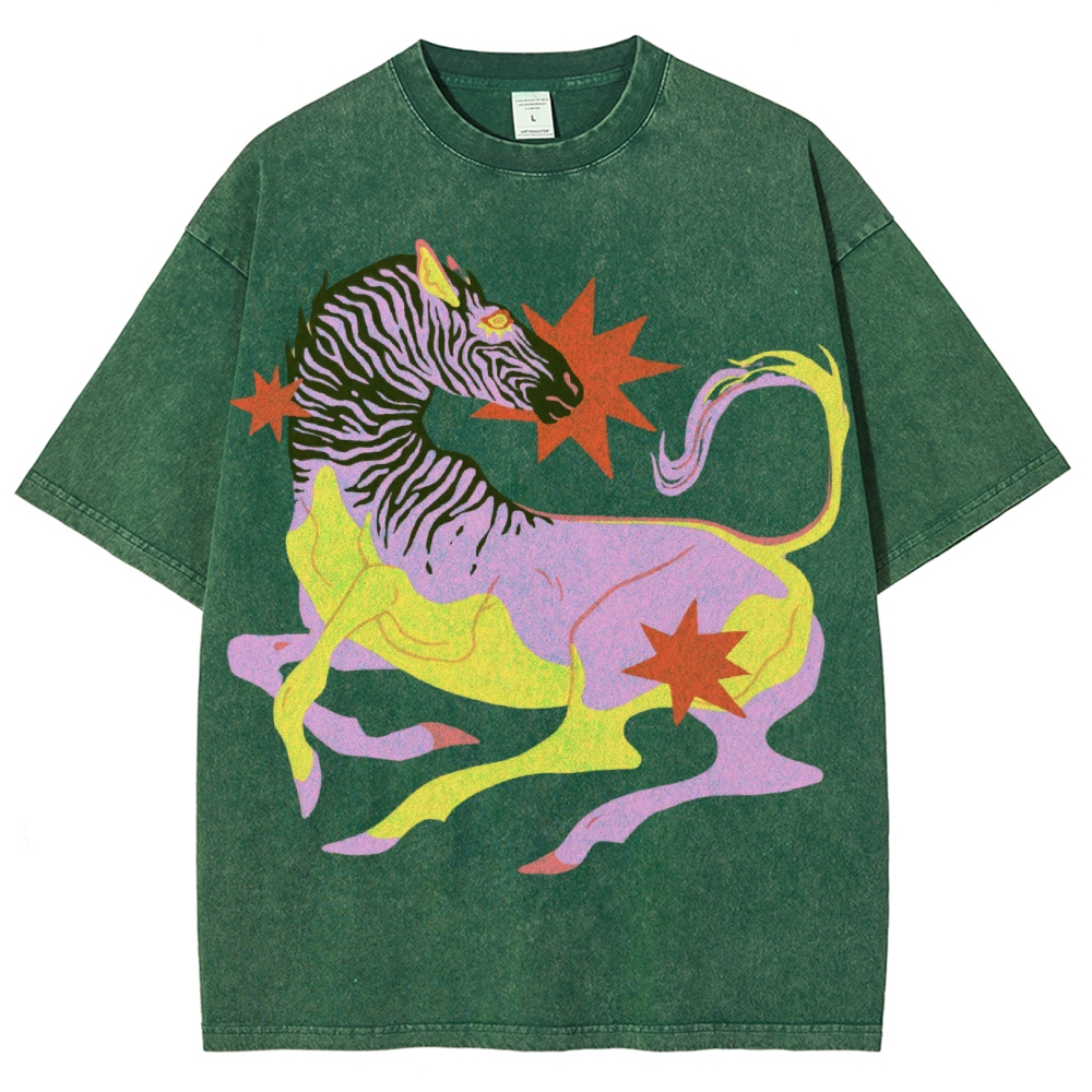 The Quagga Unisex Vintage Washed Tee