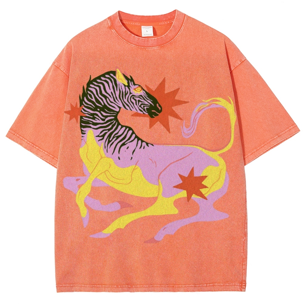 The Quagga Unisex Vintage Washed Tee