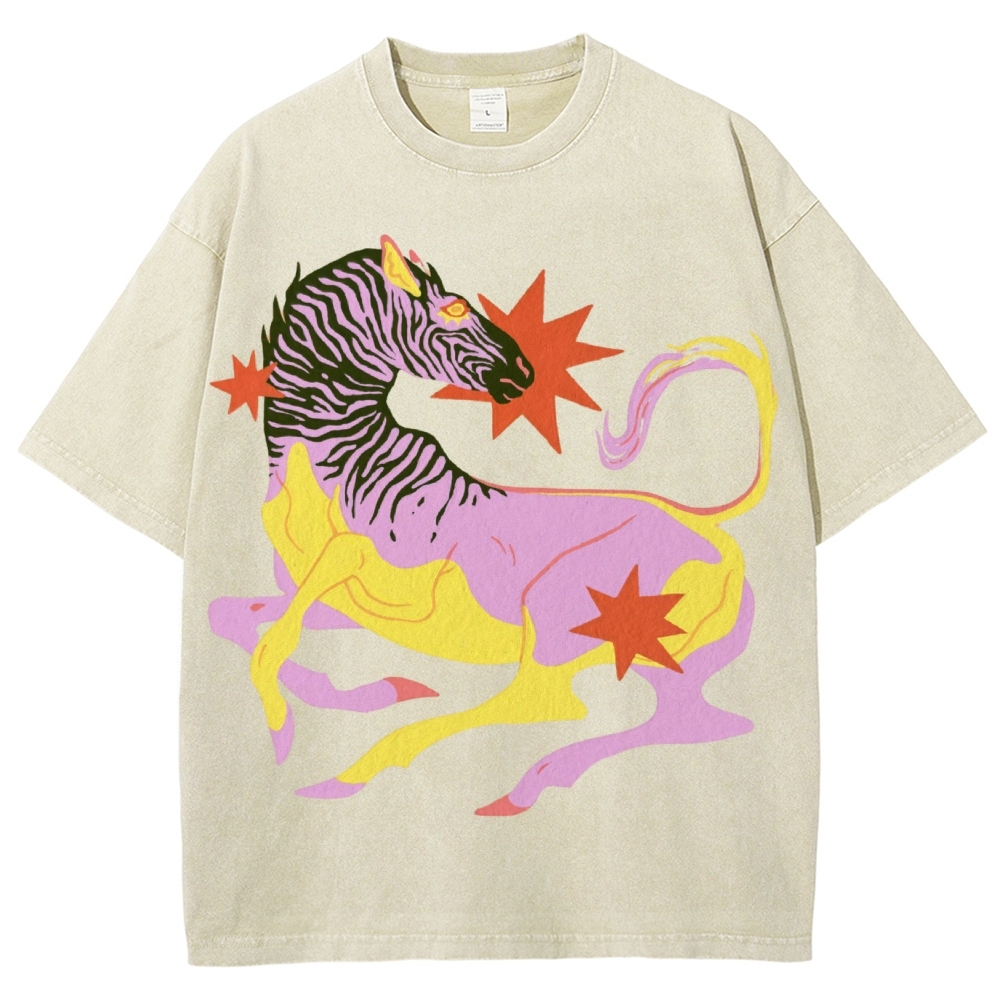 The Quagga Unisex Vintage Washed Tee
