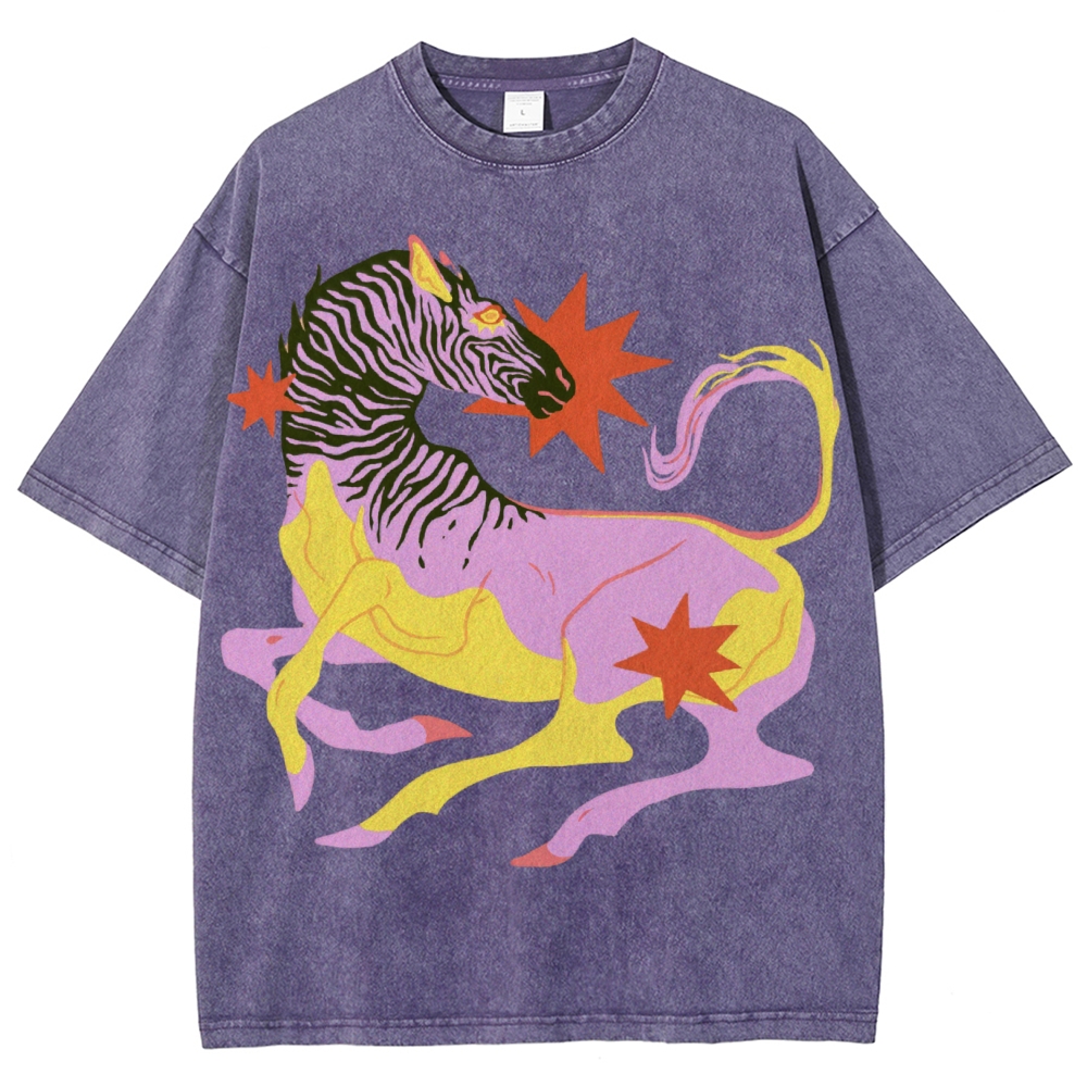 The Quagga Unisex Vintage Washed Tee