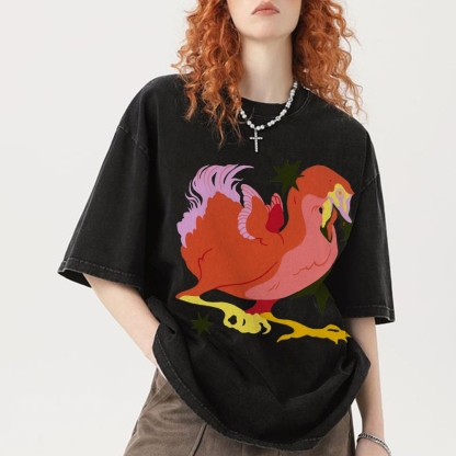 Endangered Dodo Unisex Vintage Washed Tee