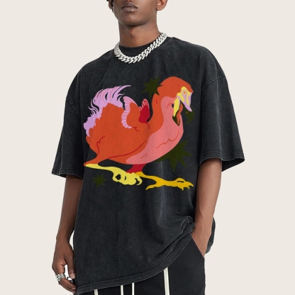Endangered Dodo Unisex Vintage Washed Tee