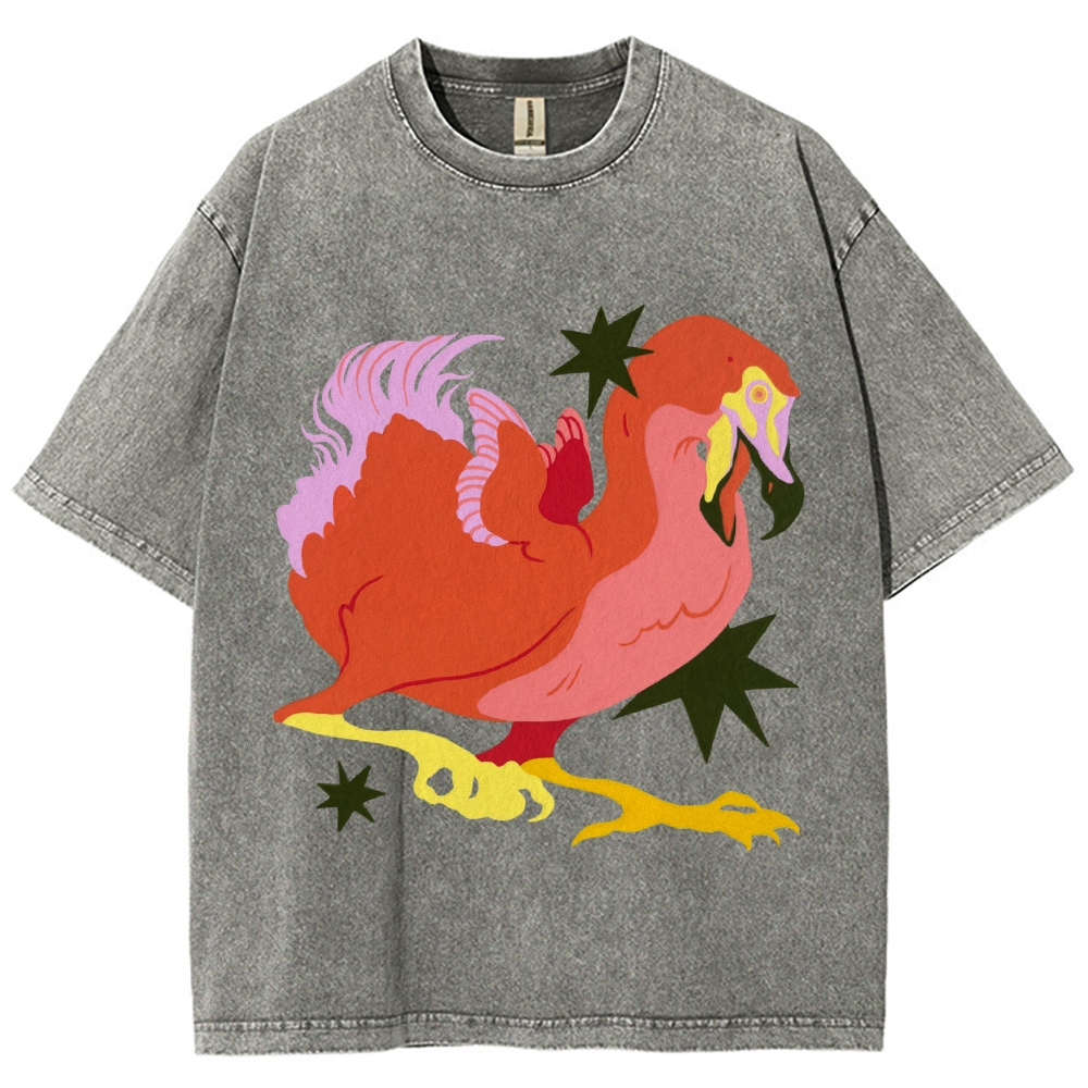 Endangered Dodo Unisex Vintage Washed Tee