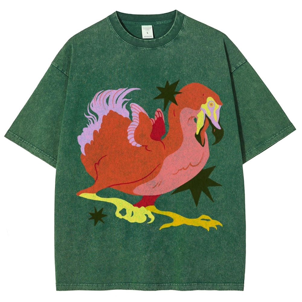 Endangered Dodo Unisex Vintage Washed Tee