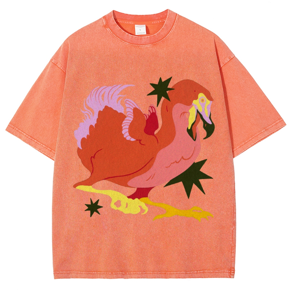 Endangered Dodo Unisex Vintage Washed Tee