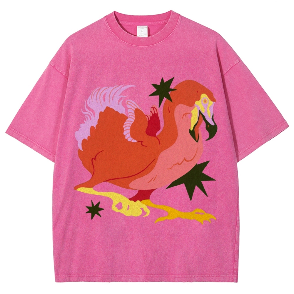 Endangered Dodo Unisex Vintage Washed Tee