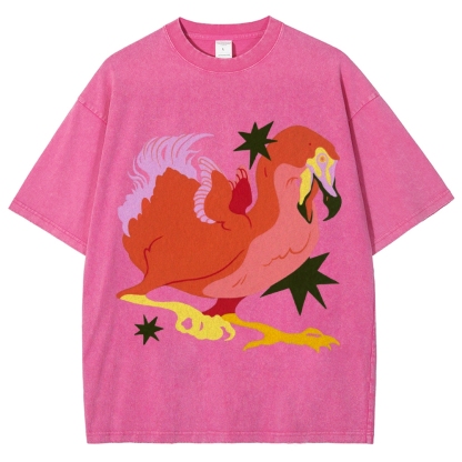 Endangered Dodo Unisex Vintage Washed Tee