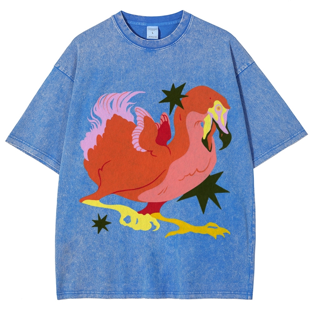 Endangered Dodo Unisex Vintage Washed Tee