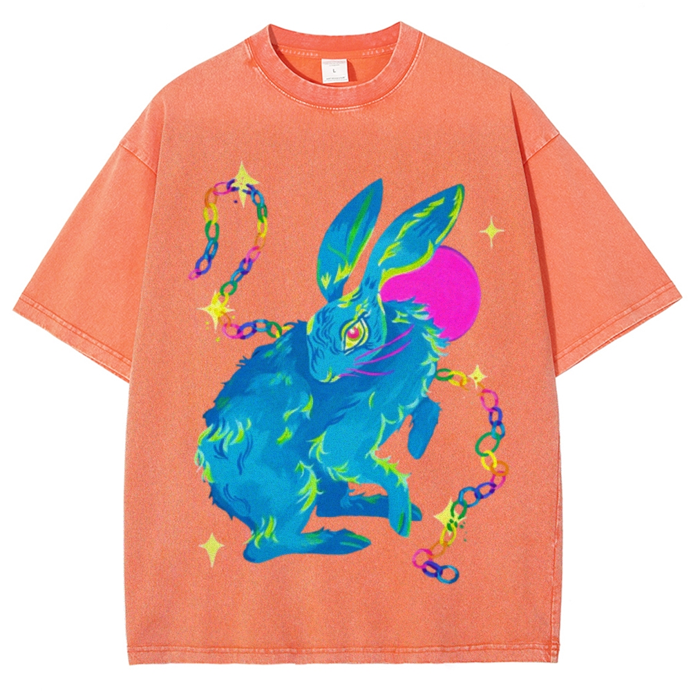 Blue Hare Unisex Vintage Washed Tee