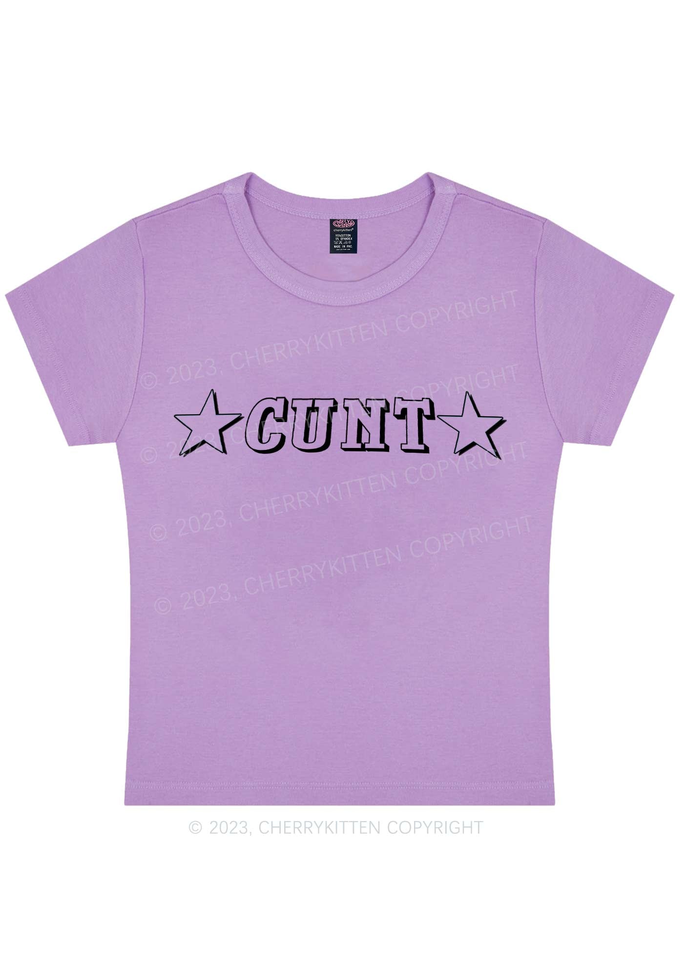 Star Count Y2K Baby Tee 
