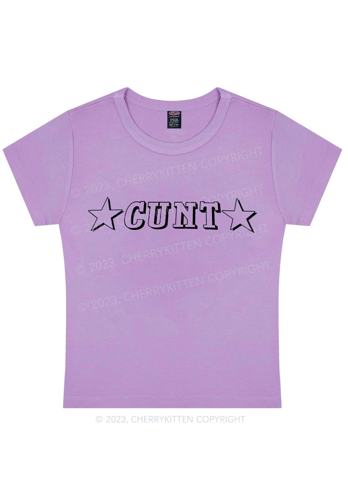 Star Count Y2K Baby Tee 
