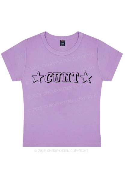 Star Count Y2K Baby Tee 