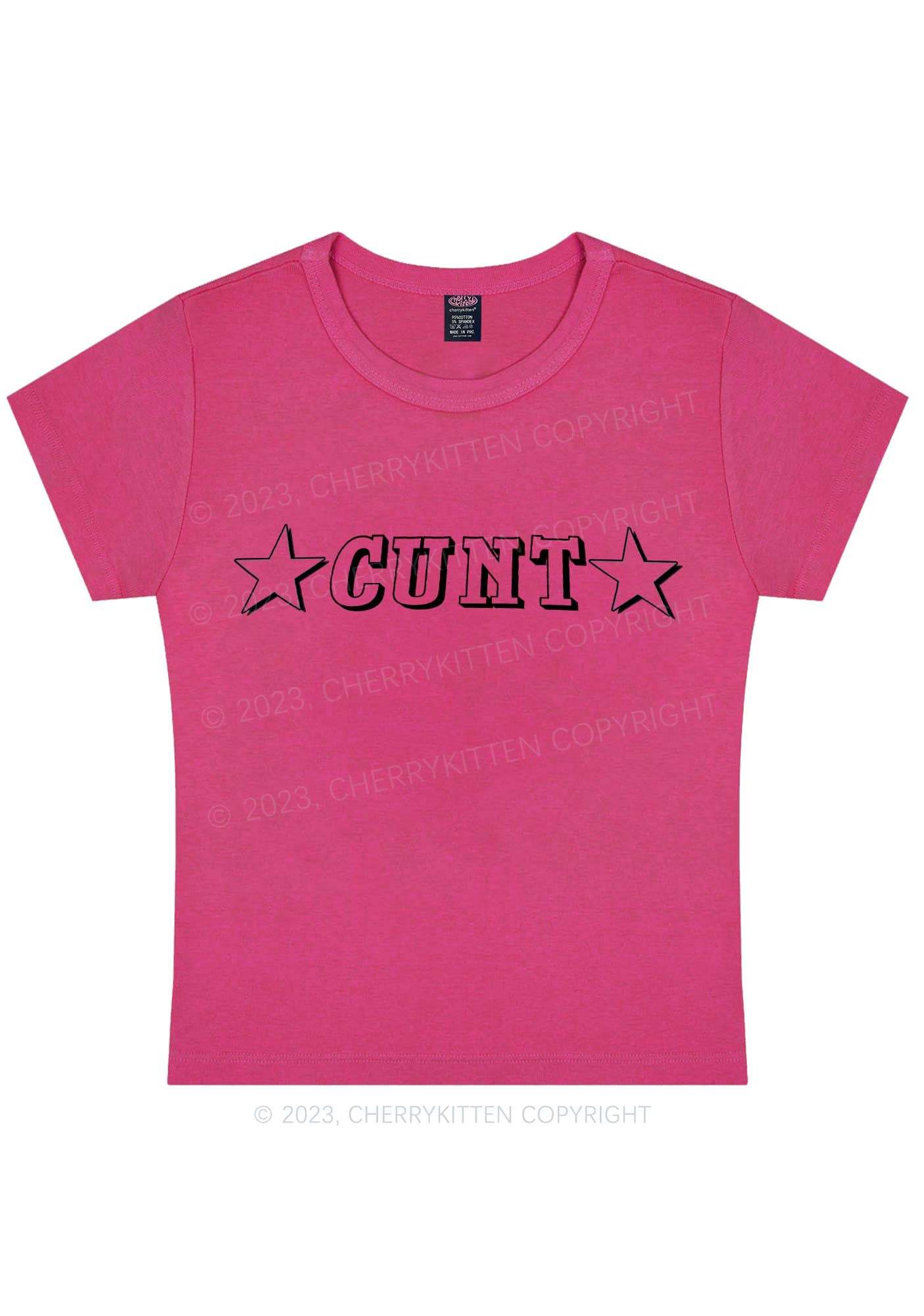 Star Count Y2K Baby Tee 
