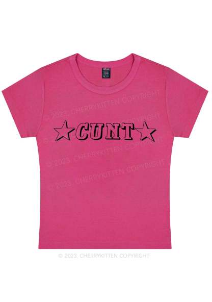 Star Count Y2K Baby Tee 