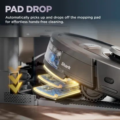 Shark PowerDetect 2-in-1 Robot Vacuum and Mop with NeverTouch Base - RV2820YE